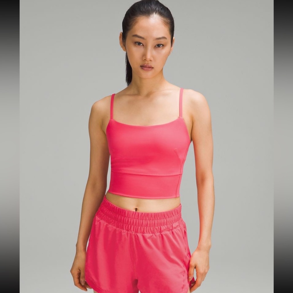 Lululemon Wunder Train Strappy Tank Top in Lipgloss Size 8 Worn Once